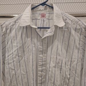 Brooks Brothers BW Striped Button Down Shirt